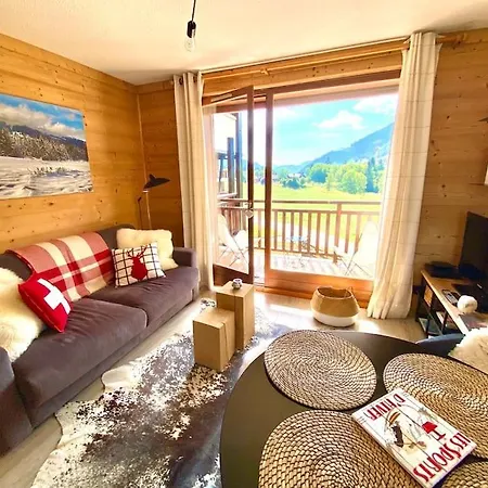 Apartment T2 De Charme A Vue Panoramique Megève